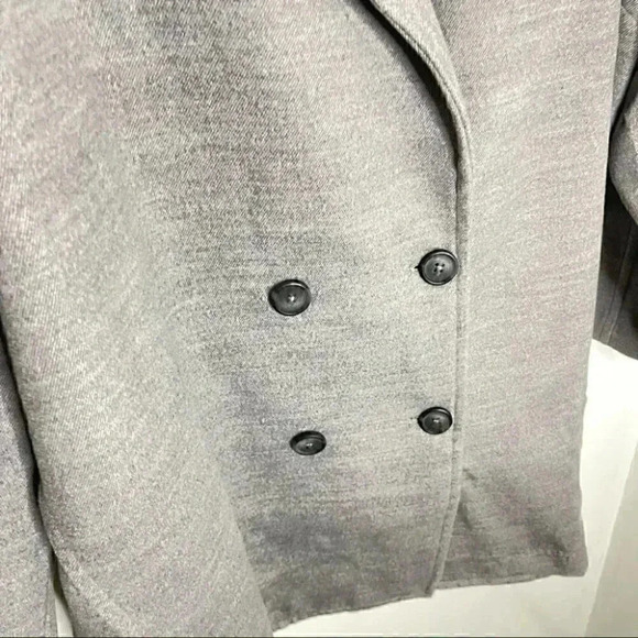 NWT Free People Hannah Slouchy Blazer Washed Black - Picture 6 of 7